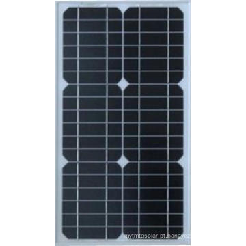 Painel solar de 15W Mono com vidro moderado